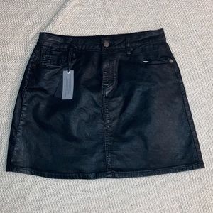 NWT Blank NYC Black Jean Skirt